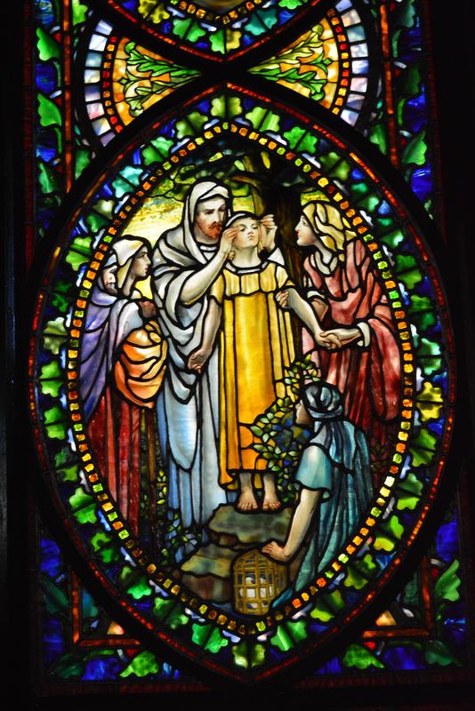 Parker Memorial Window:  St. Luke the Beloved Physician