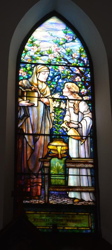 Folsom Memorial Window:  Education of the Virgin