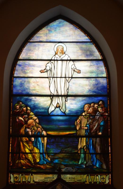 King Memorial Window:  Ascension