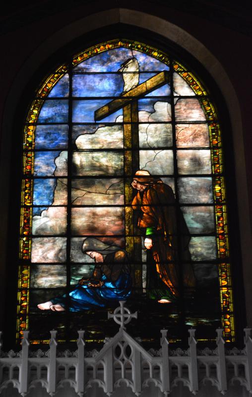 Eaton Memorial Window:  Scene on Calvary