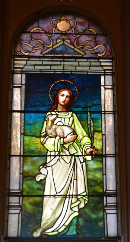 Memorial Window:  St. Agnes