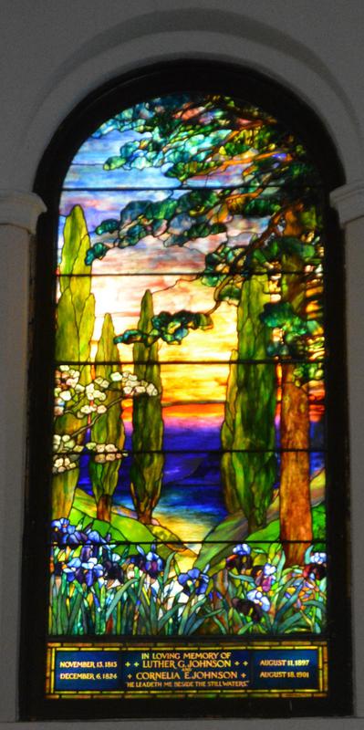 Johnson Memorial Window:  By Still Waters