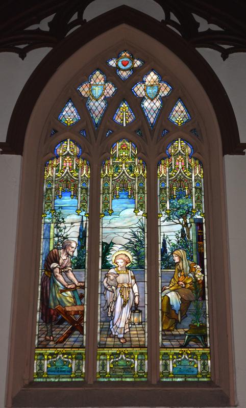Allyn Memorial Window:  The Holy Family