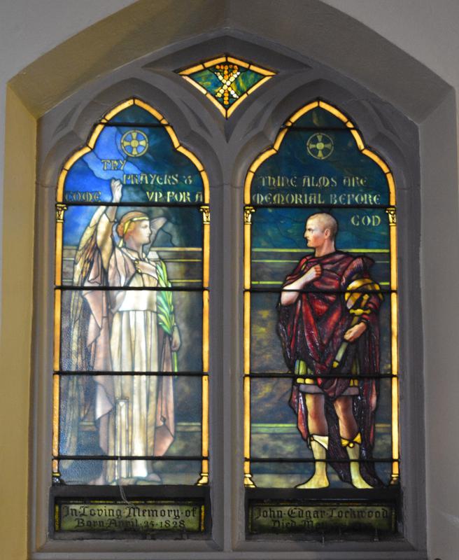 Lockwood Memorial Window:  Cornelius and Angel