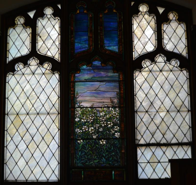 Steele Memorial Window:  Lilies