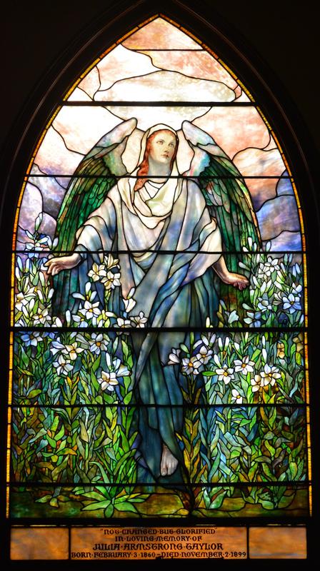 Taylor Memorial Window:  Angel of Resurrection