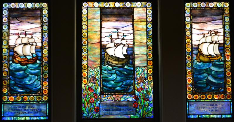 Adams Memorial Window:  Amor, Spes, Felicitas