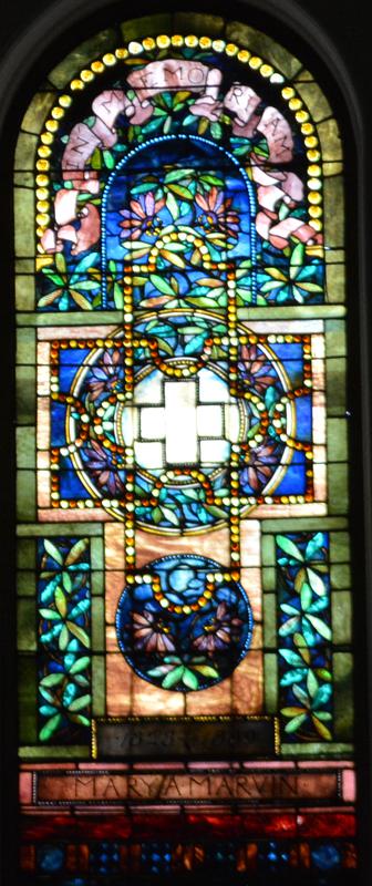 Marvin Memorial Window:  ornamental