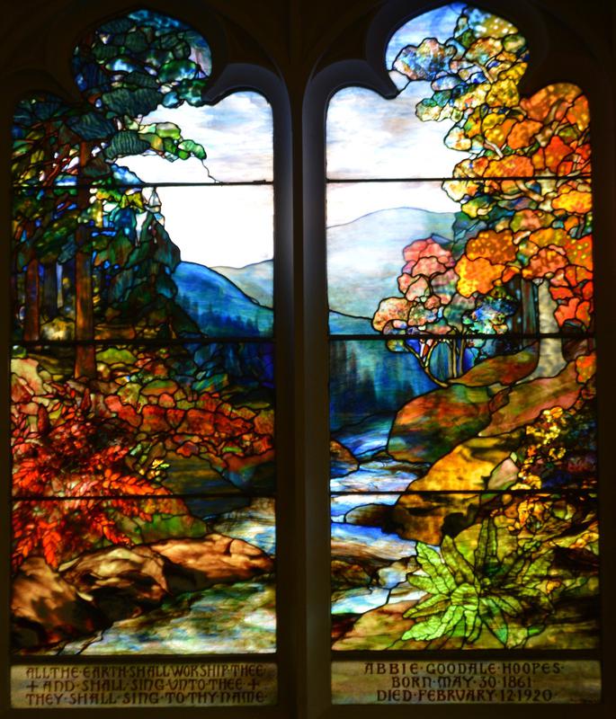 Hoopes Memorial Window:  landscape