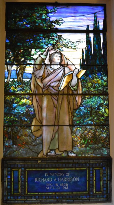 Harrison Memorial Window:  St. John on the Isle of Patmos