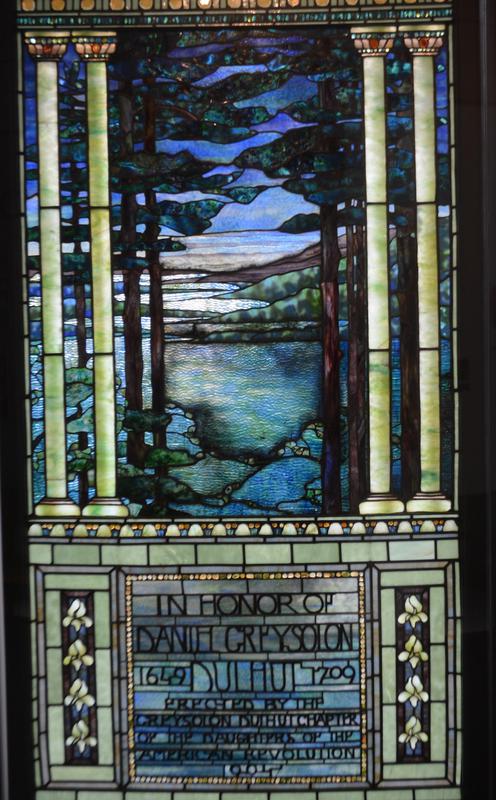Du Lhut Memorial Window:  landscape