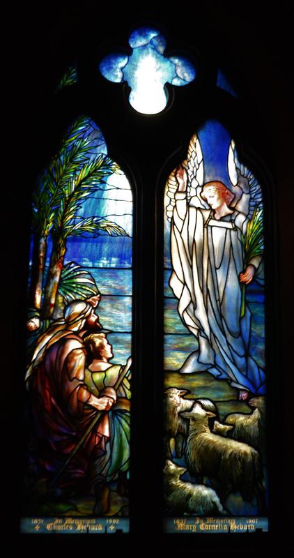 Hebard Memorial Window:  Annunciation to the Shepherds