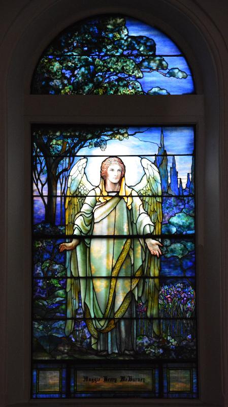 McBurney Memorial Window:  Resurrection Angel