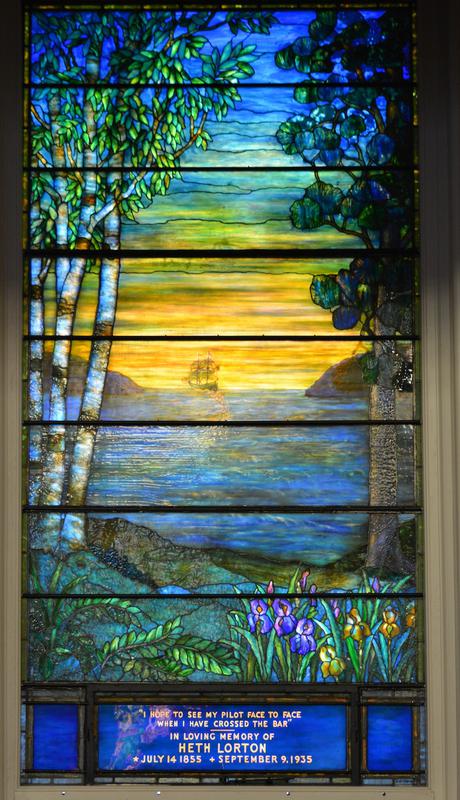 Lorton Memorial Window:  Crossing the Bar