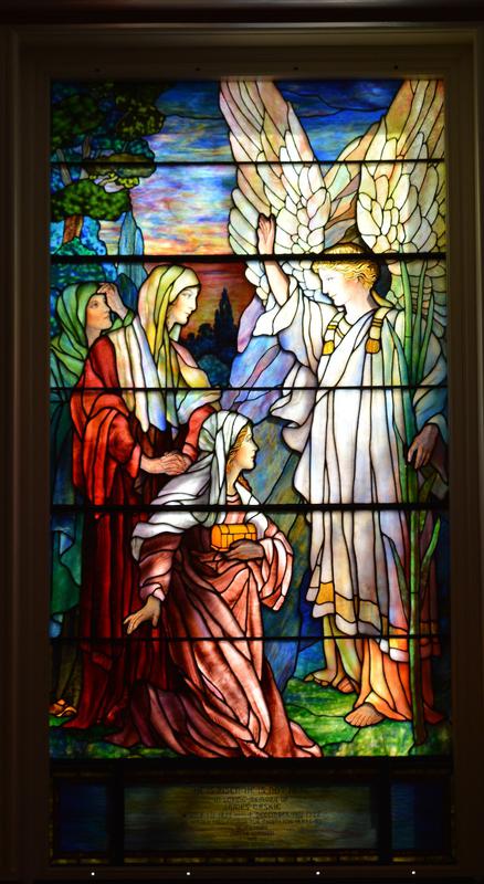 Caskie Memorial Window:  Three Marys at the Tomb