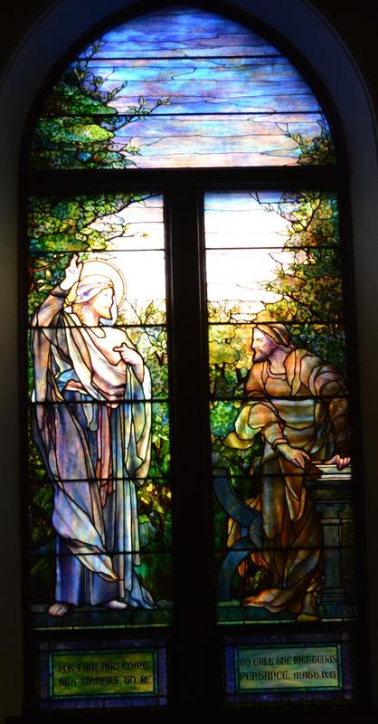 Thomas Memorial Window:  The Call of Matthew