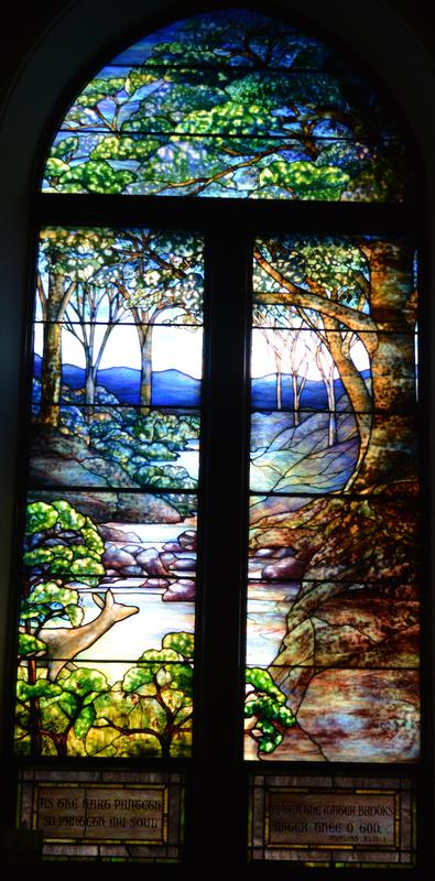 Thomas Memorial Window:  Psalm XLII
