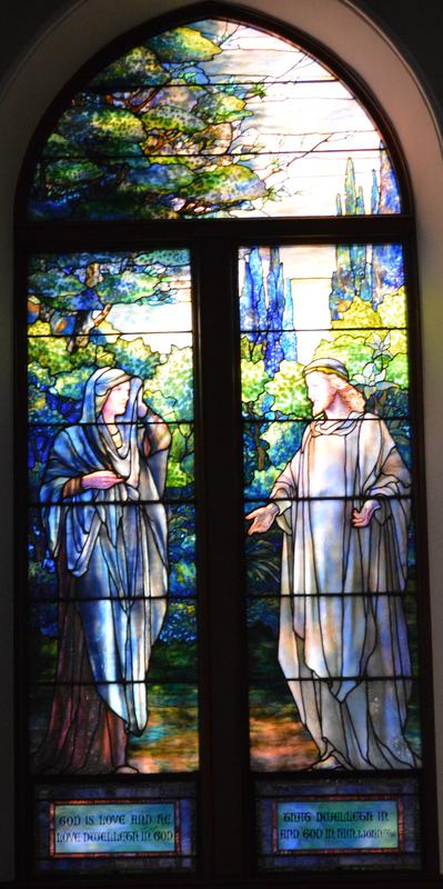 Thomas Memorial Window:  Christ and the Valiant Woman
