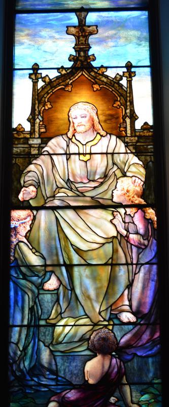 Stormont Memorial Window:  Christ Blessing Little Children