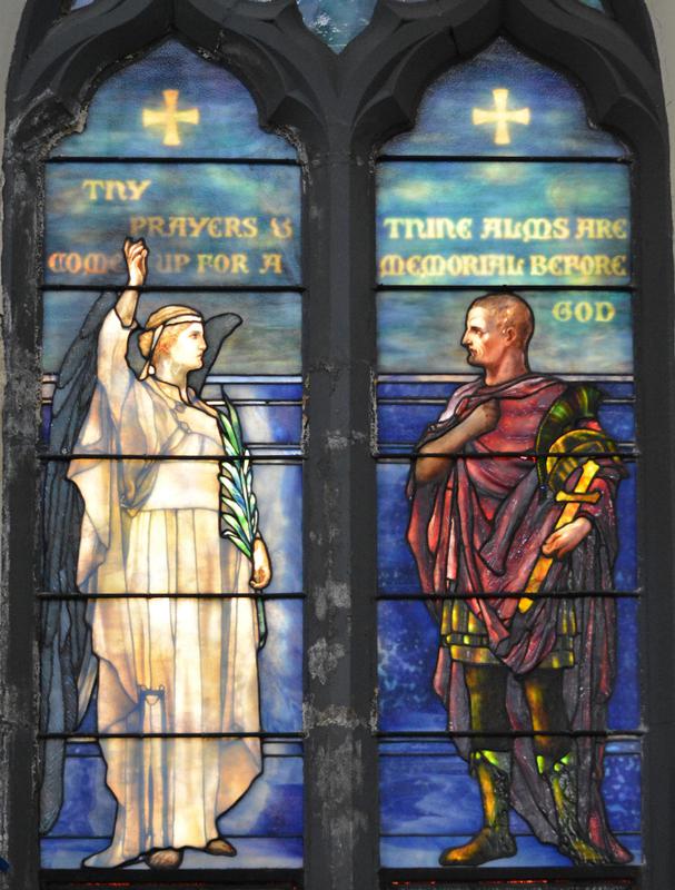 Ripley Memorial Window:  Cornelius and Angel