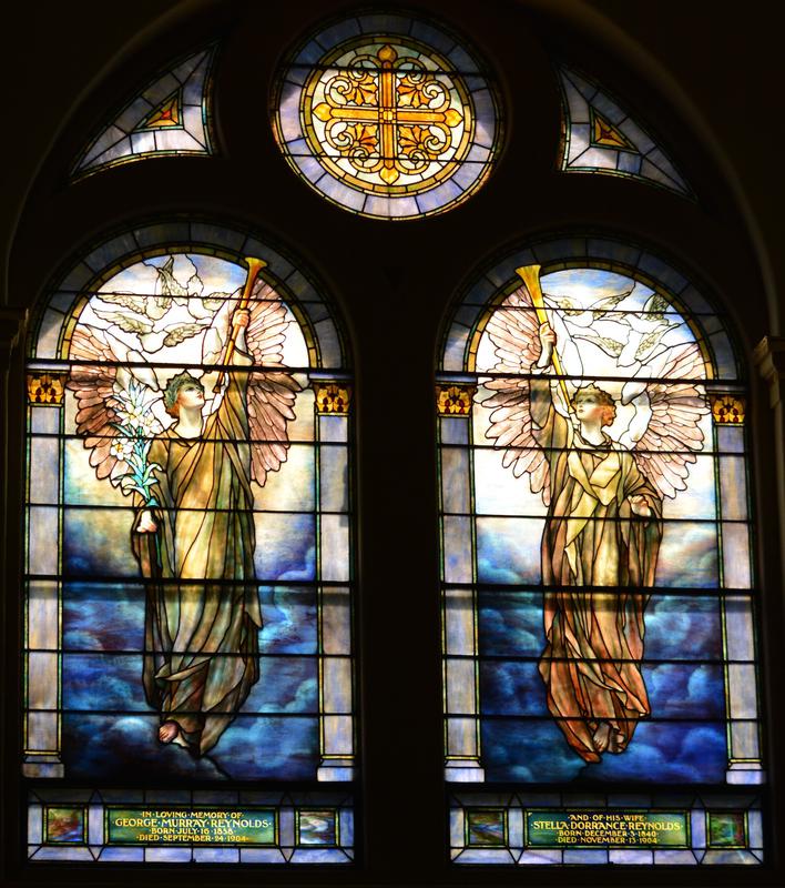 Reynolds Memorial Window:  Herald Angels