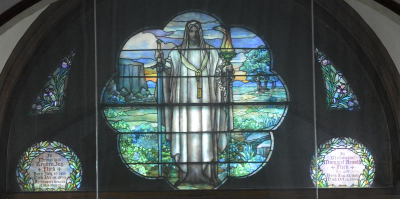 Flick Memorial Window:  Figure of Truth
