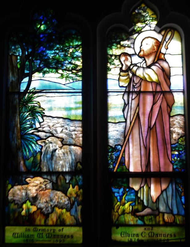 Manness Memorial Window:  Prayer of the Good Shepherd