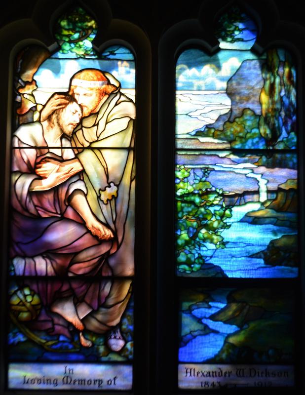 Dickson Memorial Window:  The Good Samaritan