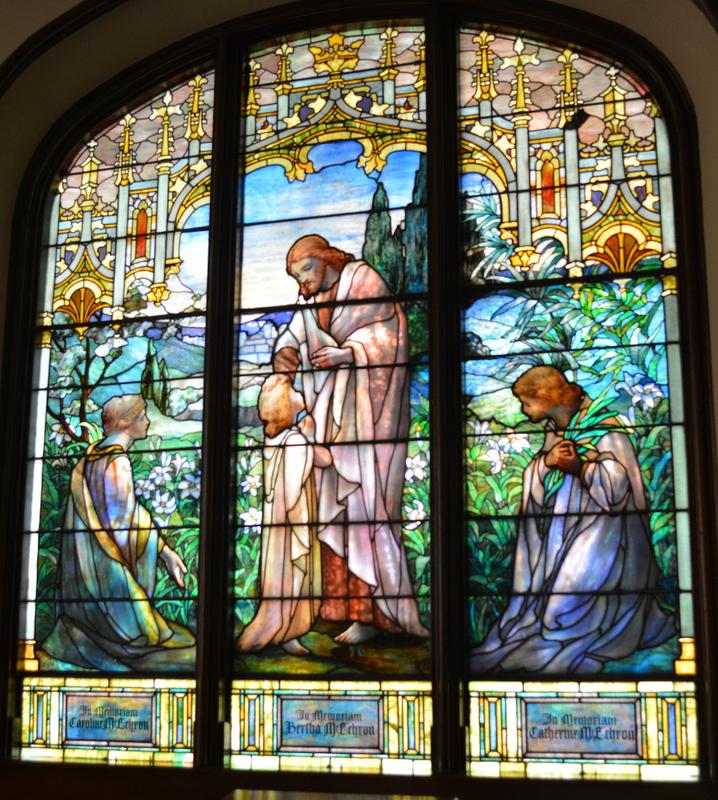McEchron Memorial Window:  Christ Blessing Children