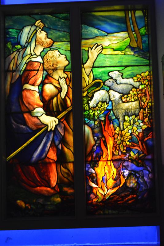 Stone Memorial Window:  The Star of Bethlehem