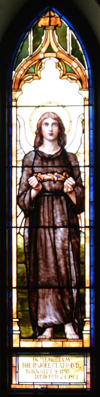 Clapp Memorial Window:  angel