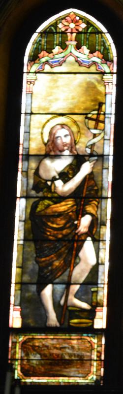 Webb Memorial Window:  St. John the Baptist