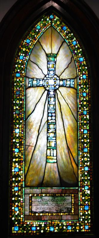 Belknap Memorial Window:  Cross