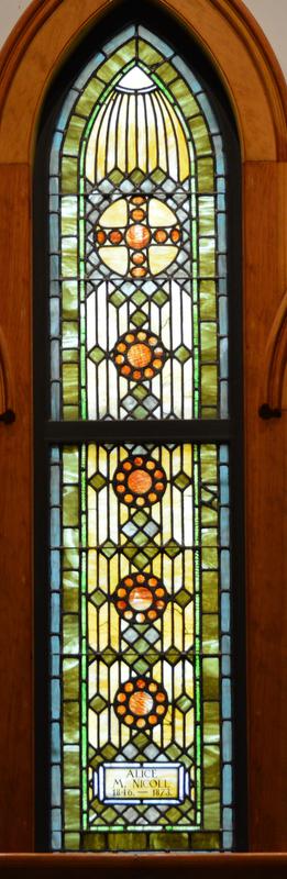 Nicoll Memorial Window:  ornamental