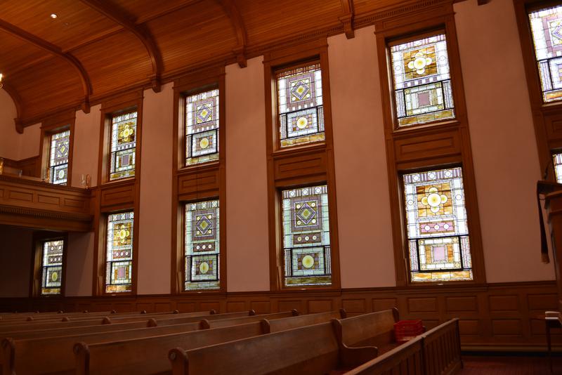 Billings Memorial Window:  ornamental windows