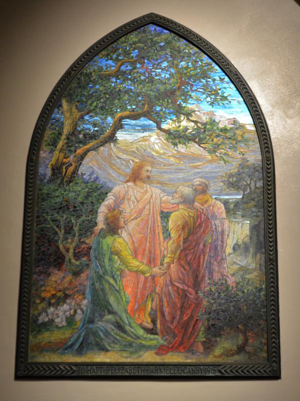 Canby Memorial Mosaic:  Christ's Charge to his Disciples
