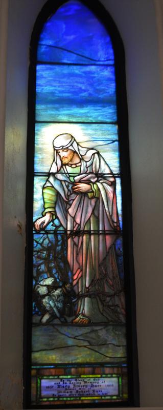 Hare Memorial Window:  Good Shepherd Seeking the Lost Sheep