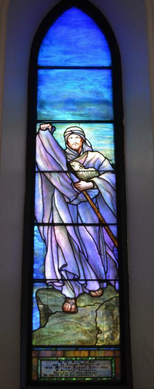 Hare Memorial Window:  Good Shepherd Returning the Lambs to the Fold