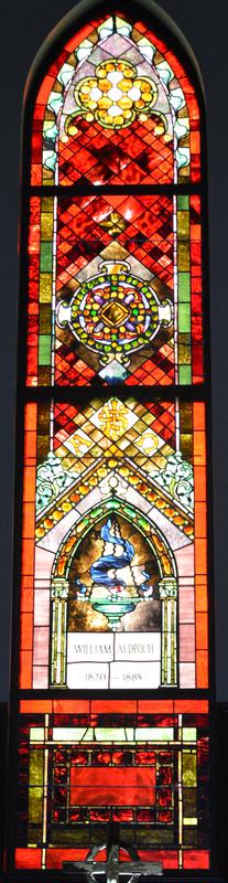 Aldrich Memorial Window:  ornamental