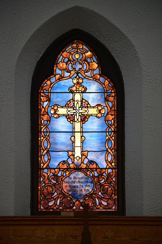 Van Schoyk Memorial Window:  ornamental