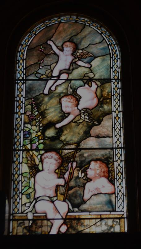 Cherubs and a Harp