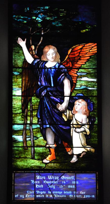 Gosnell Memorial Window:  Angel and Child