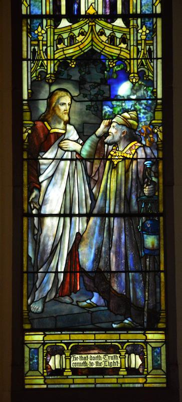 Latrobe Memorial Window:  Nicodemus