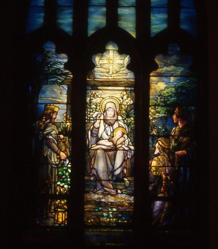 Clarke Memorial Window:  The Epiphany