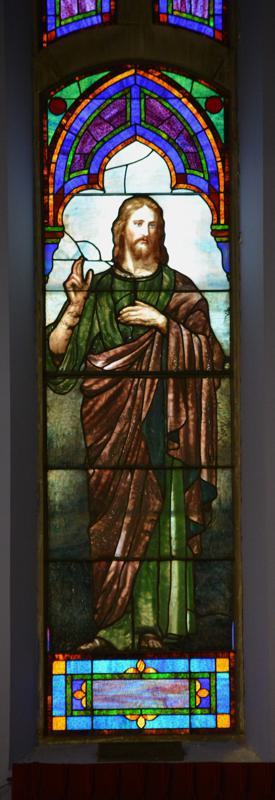 Crow Memorial Window:  Christ and St. John