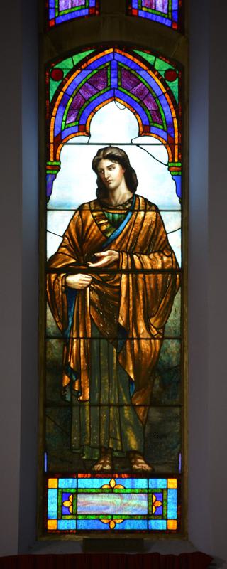 Crow Memorial Window:  Christ and St. John
