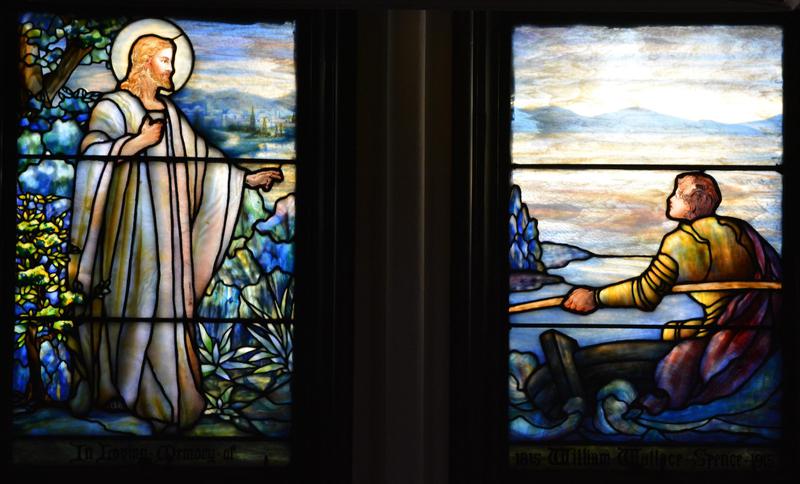 Spence Memorial Window:  Crossing the Bar