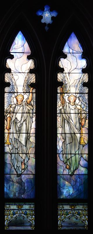Spence Memorial Window:  two angels