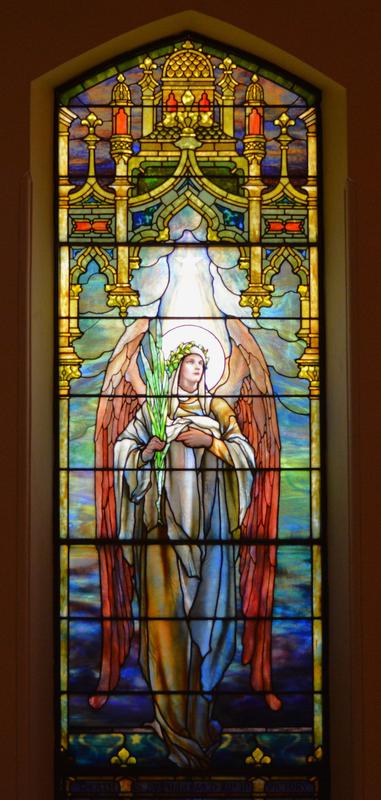 Vosseller Memorial Window:  Angel of Victory