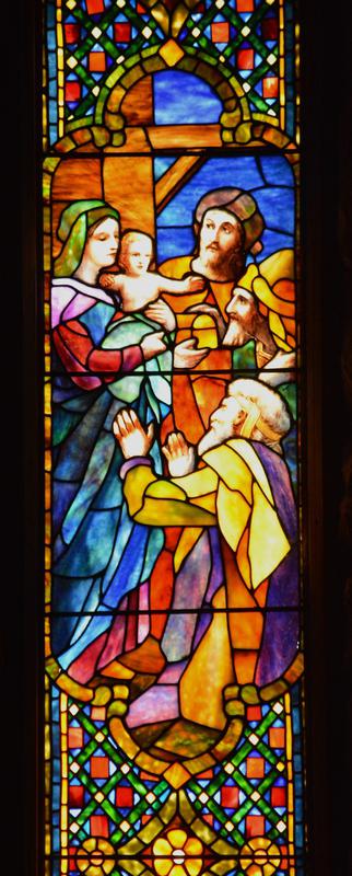 O'Dowd Memorial Window:  Adoration of the Magi